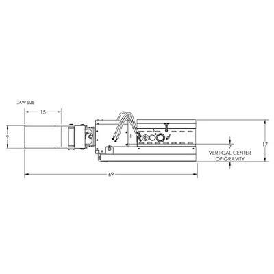 Drum Clamp F89815A5 Battery Powered 2000 lb. Capacity