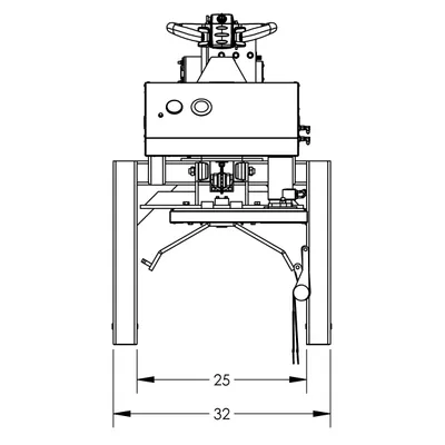 Drum Lift & Rotator Fully Powered F89838A2, 1,000 lb. Capacity