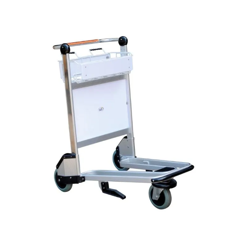 Vestil LUG-B Aluminum Nestable Multi-Use Cart with Brakes 550 Lb. Capacity