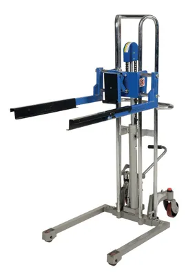 Vestil ABS-130 pallet stacker shown from an alternate angle