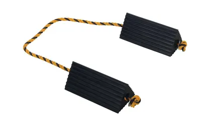 Vestil AC-13 Rubber Airline Wheel Chock