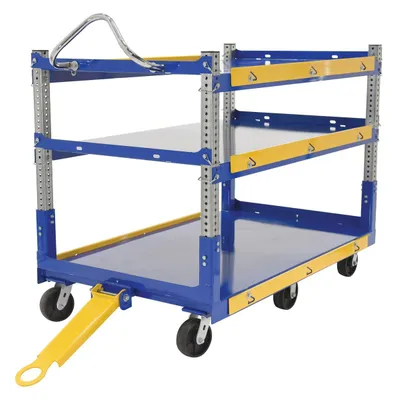 Vestil AEC-3660-3-GFN utility cart shown from an alternate angle
