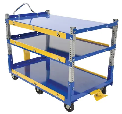 Vestil AEC-3660-3-MR utility cart shown from an alternate angle
