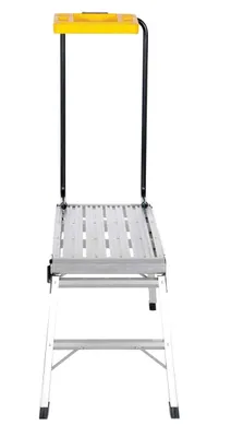 Vestil AFSP-2-TT Aluminum Folding Step Platform with Tray 3