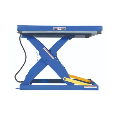 Vestil AHLT-2448-3-43 pneumatic lift table shown from an alternate angle