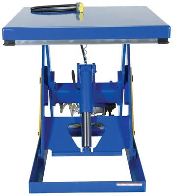Vestil AHLT-4048-3-43 pneumatic lift table shown from an alternate angle