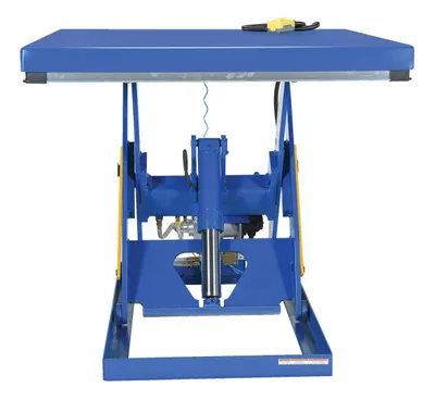 Vestil AHLT-4848-3-43 pneumatic lift table shown from an alternate angle