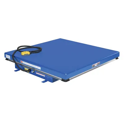 Vestil AHLT-4848-3-43 pneumatic lift table shown from an alternate angle