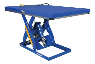 Vestil AHLT-4872-3-43 pneumatic lift table shown from an alternate angle