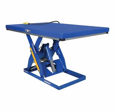 Vestil AHLT-4872-3-43 pneumatic lift table shown from an alternate angle