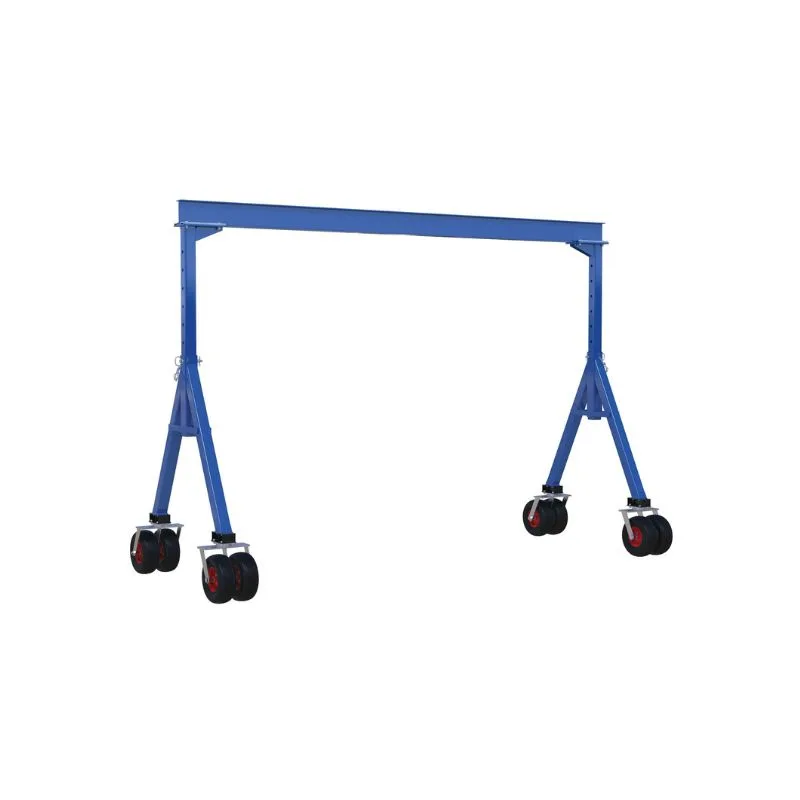 Vestil AHS-4-15-7-PNU Steel Adjustable Height Gantry Crane