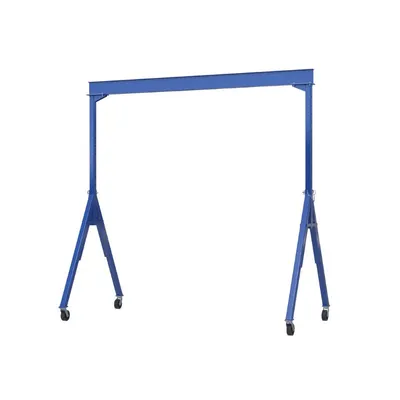 Vestil AHS-6-15-9 Steel Adjustable Height Gantry Crane with Phenolic Casters