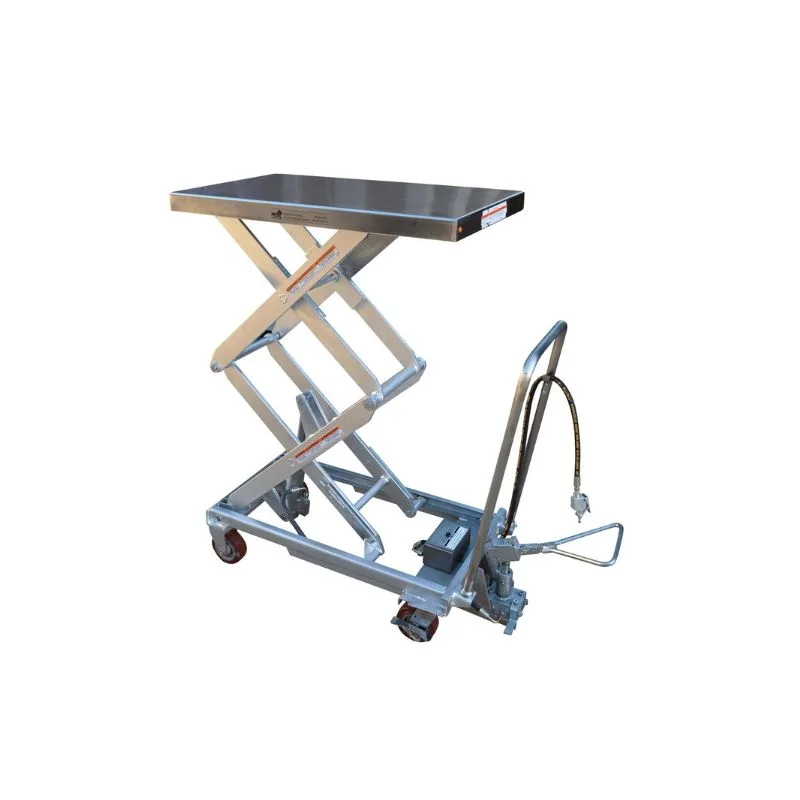 Vestil AIR-800-D-PSS pneumatic lift table