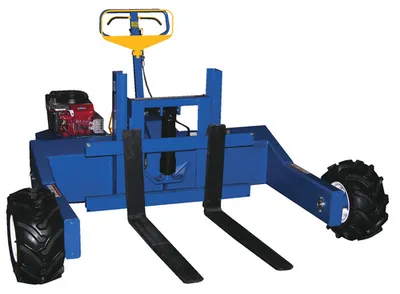 VESTIL ALL-T-2-GPT-L Steel Gas Powered All-Terrain Pallet Jack