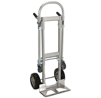 Vestil ALUM-CONV hand truck shown from an alternate angle