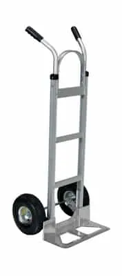 Vestil ALUM-H Aluminum Dual Handle Deluxe Hand Truck with Pneumatic Wheels
