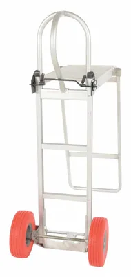 Vestil ALUM-P-TB-UFRD hand truck shown from an alternate angle