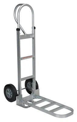 Vestil APHT-500A-HR Aluminum P Handle Truck with Pneumatic Wheels