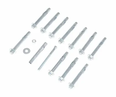 Vestil AS-124-12PK loading dock hardware kit shown from an alternate angle
