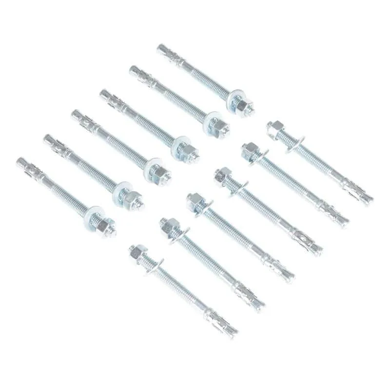 Vestil AS-125-12PK Steel Concrete Sleeve Anchor Bolts