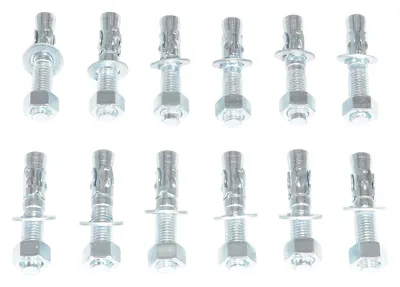 Vestil AS-344-12PK loading dock hardware kit shown from an alternate angle