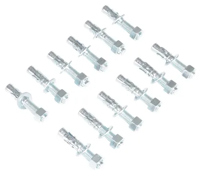 Vestil AS-344-12PK loading dock hardware kit shown from an alternate angle