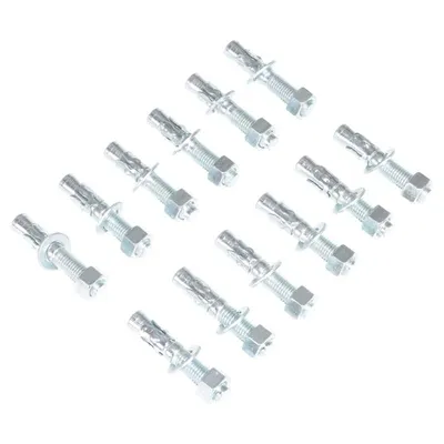 Vestil AS-344-12PK Steel Concrete Sleeve Anchor Bolts