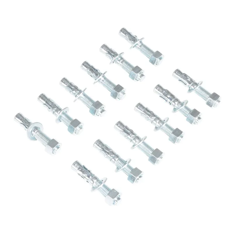 Vestil AS-344-12PK Steel Concrete Sleeve Anchor Bolts
