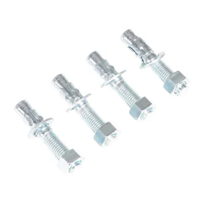 Vestil AS-344-4PK Steel Concrete Sleeve Anchor Bolts