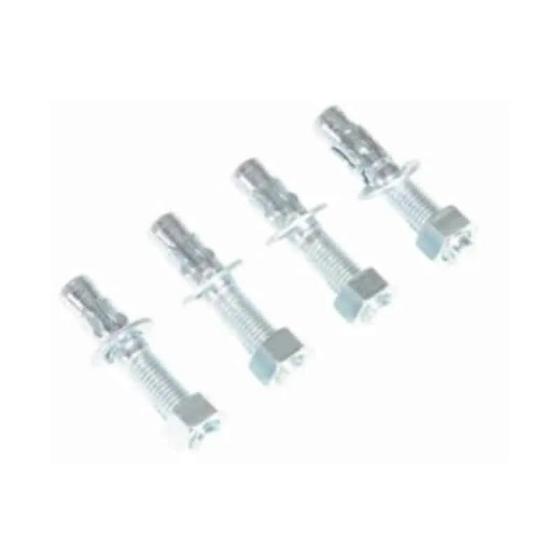 Vestil AS-344-4PK Steel Concrete Sleeve Anchor Bolts