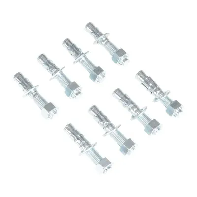 Vestil AS-344-8PK Steel Concrete Sleeve Anchor Bolts