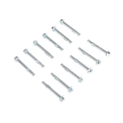 Vestil AS-584-12PK Steel Concrete Sleeve Anchor Bolts