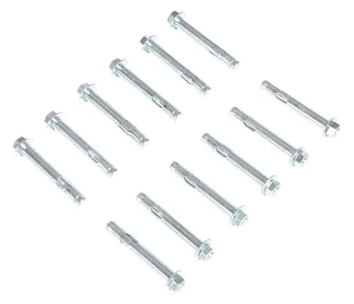 Vestil AS-584-12PK Steel Concrete Sleeve Anchor Bolts 1