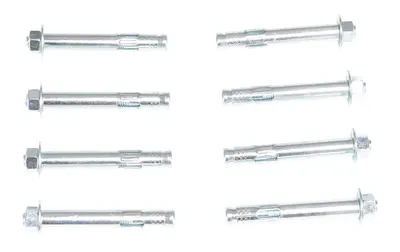 Vestil AS-584-8PK Steel Concrete Sleeve Anchor Bolts 4