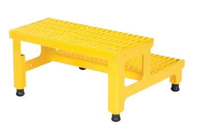 Vestil ASP-24 step stool shown from an alternate angle