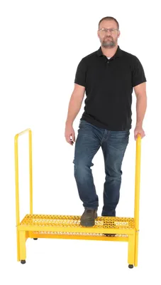 Vestil ASP-36-HR step stool shown from an alternate angle