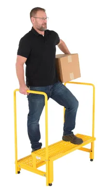 Vestil ASP-36-HR step stool shown from an alternate angle