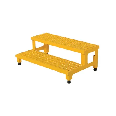Vestil ASP-36 step stool shown from an alternate angle