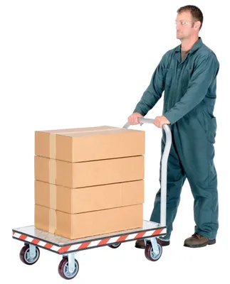 Vestil ATP-C-2436 flatbed cart shown from an alternate angle