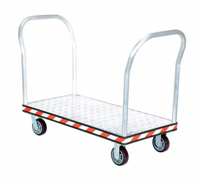 Vestil ATP-C-2448-2HDL flatbed cart shown from an alternate angle