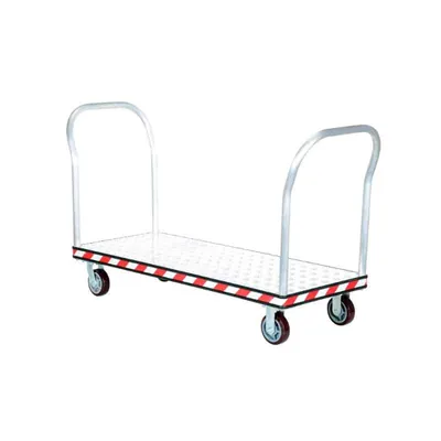Vestil ATP-C-2460-2HDL Dual Handle Tread Plate Platform Truck