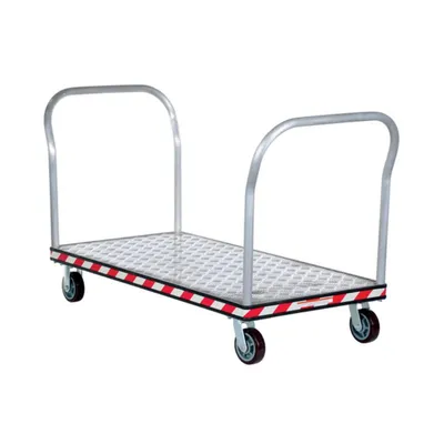 Vestil ATP-C-3060-2HDL Aluminum Heavy Duty Dual Handle Tread Plate Platform Truck