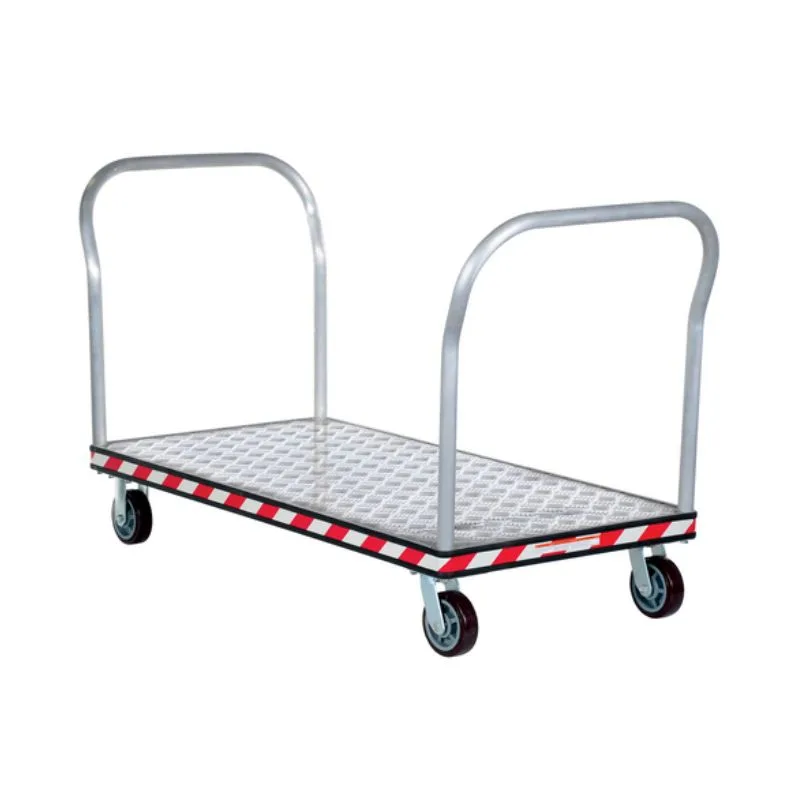 Vestil ATP-C-3060-2HDL Aluminum Heavy Duty Dual Handle Tread Plate Platform Truck