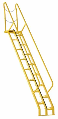 Vestil ATS-10-56 ship ladder shown from an alternate angle