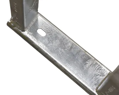 Vestil ATS-10-68-HDG ship ladder shown from an alternate angle