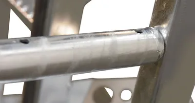 Vestil ATS-10-68-HDG ship ladder shown from an alternate angle