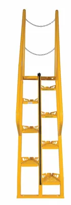 Vestil ATS-5-56 ship ladder shown from an alternate angle