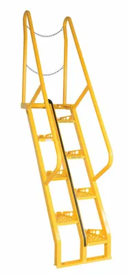 Vestil ATS-5-56 ship ladder shown from an alternate angle