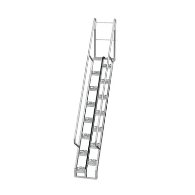 Vestil ATS-9-56-HDG Galvanized Alternate Tread Stair