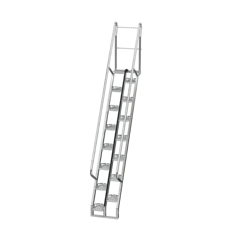 Vestil ATS-9-56-HDG Galvanized Alternate Tread Stair